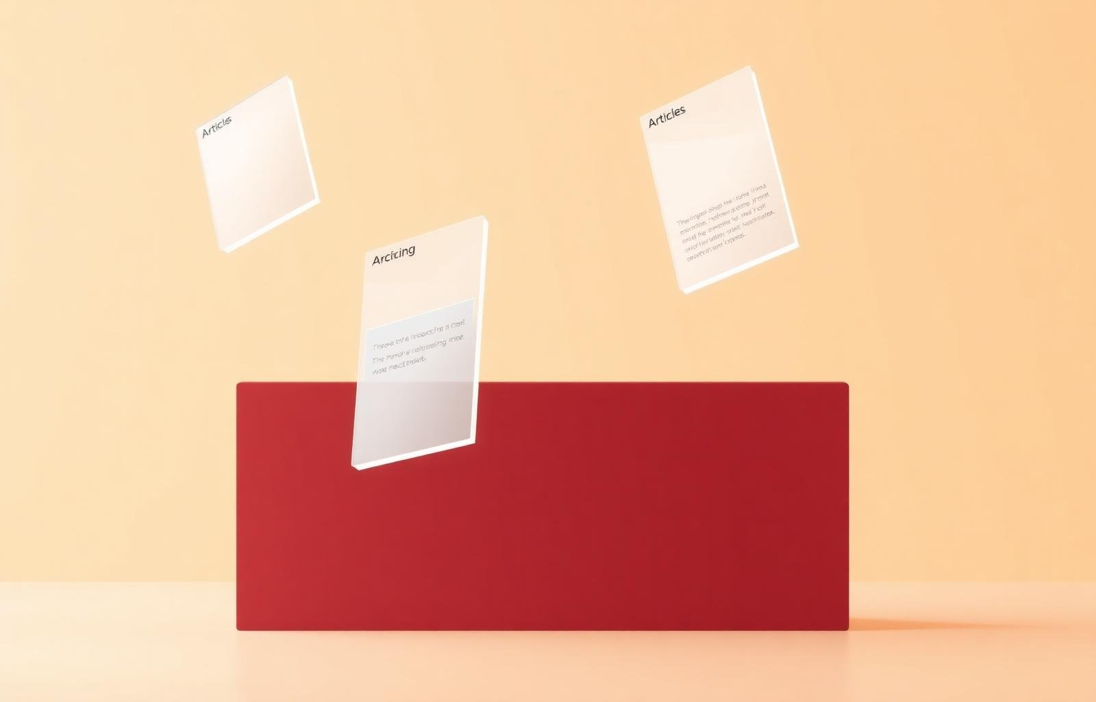 Floating article cards illustrating the Thakurgaon IT blog